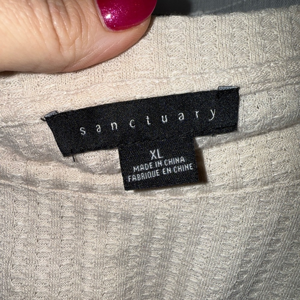 Sanctuary Cream Textured Knit Top - Picture 2 of 5